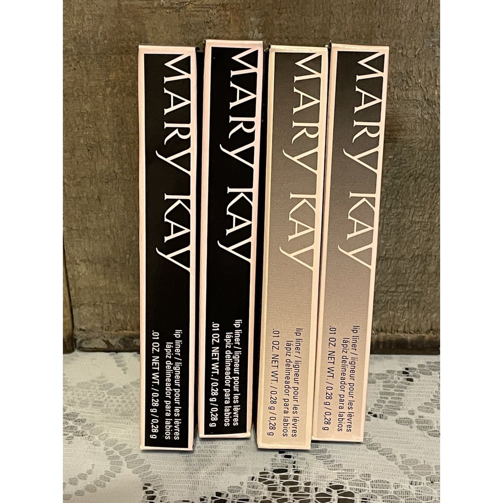 Mary Kay Deep Nude Lip Liner .01 oz Full Size New in Box Lot Of 4
